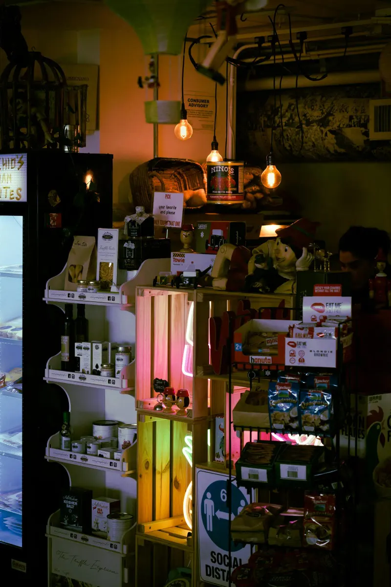 General-store interior