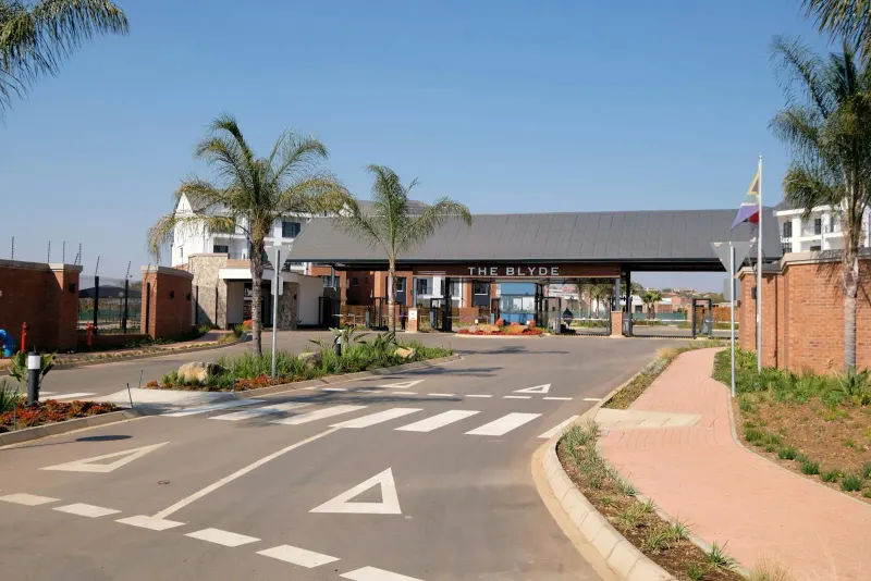 Gated community entrance